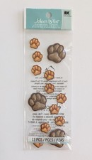 Jolee's Paws Paw Prints Dogs Cats Animals Mini Pack Scrapbooking Stickers
