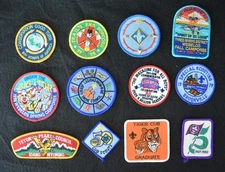 Lot Of 12 Vintage Scout Patches