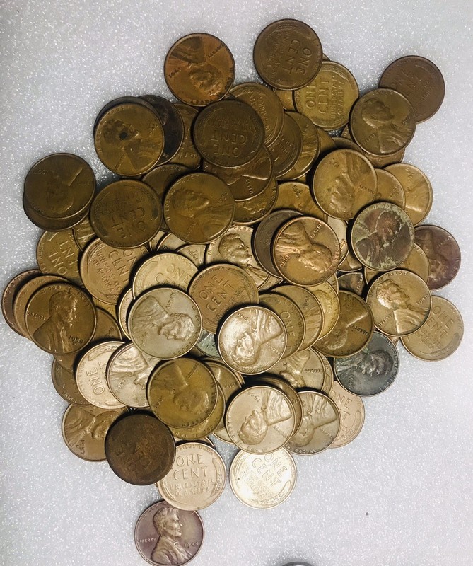 100+ WHEAT PENNY * 1925-1958 Mixed ** CIRCULATED CONDITION