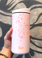 Starbucks Tumbler Stainless Steel Corgi Dog Sakura Cherry Blossom Willow 12oz