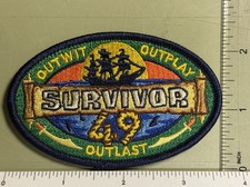 Survivor TV Show Logo Bügelbild Patch, Staffel 49