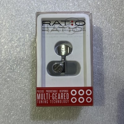 NEW Graph Tech Ratio 3X3 Contemporary 2-Pin Locking Tuners, CHROME, #PRL-8311-C0