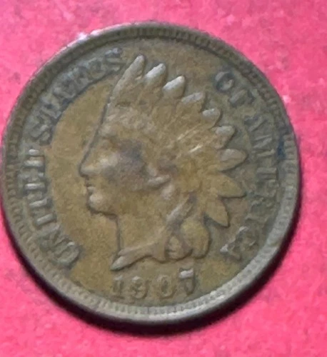1907 US Indian Head Cent! XF Details! SHARP! Old US Coin!