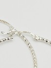 Taxco Sterling Silver Native Mexico Diamond Cut 45mm Hoop Earrings — photo 6