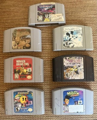 Authentic N64 Bundle (3 Working, 4 Not Working)