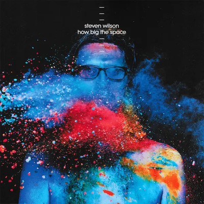 LP Steven Wilson How Big The Space LTD ED BLUE VINYL NEAR MINT Caroline Reco