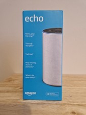 Brand new - Amazon Echo 2nd Gen Bluetooth Alexa Smart Stereo Speaker Grey