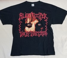 ALICE COOPER Band Shirt Anvil XL 2005 Dirty Diamonds Master Of Macabre VINCENT!