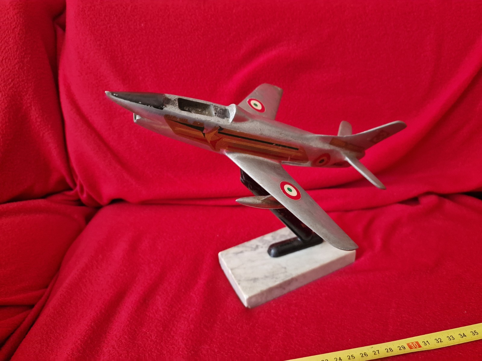 FOMAER AERMACCHI FIAT G91 PAN Frecce TRICOLORI ORIGINAL VINTAGE MODEL PLANE 60'