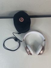 Beats by Dr. Dre Solo 3 Rose Gold Wireless Bluetooth Headphones W Case  Charger