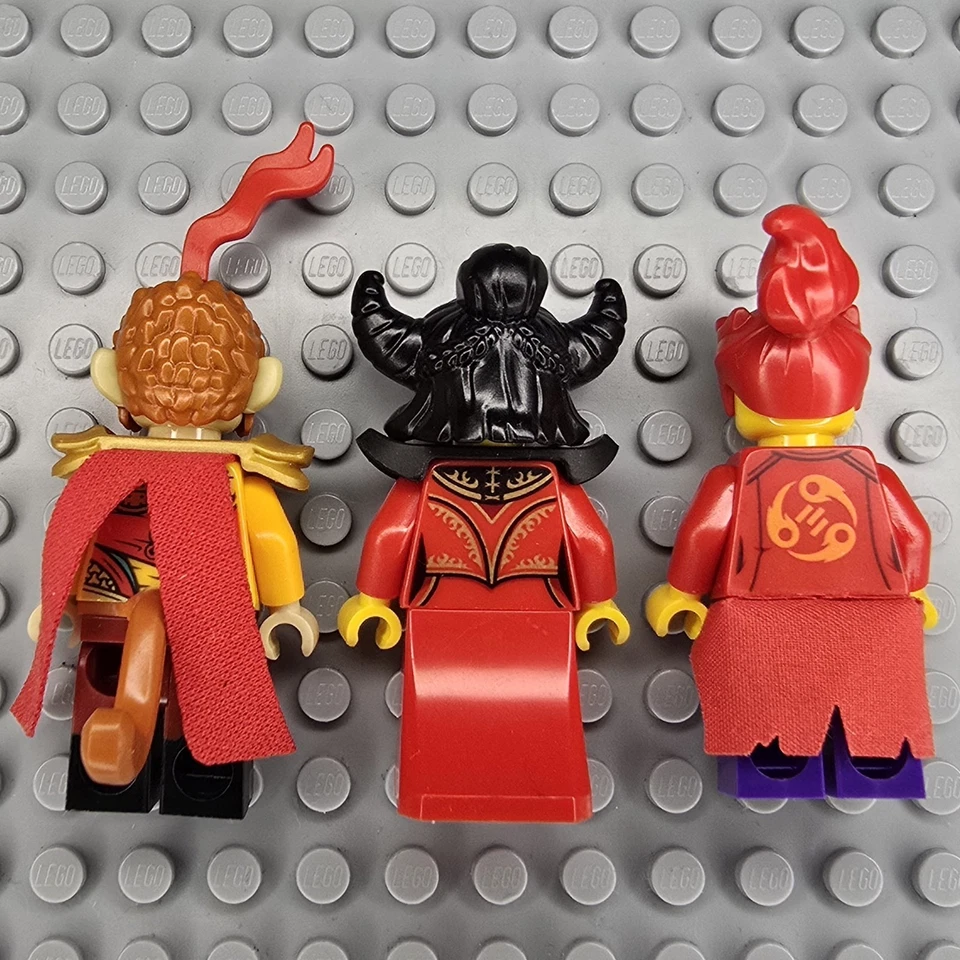 Lego Monkie Kid Minifigures Lot MK010 MK012 MK015 Monkey King, Princess, Red Son - Image 3 of 4