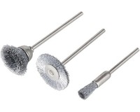 DrahtbüRsten Set Wolfcraft 3-Tlg