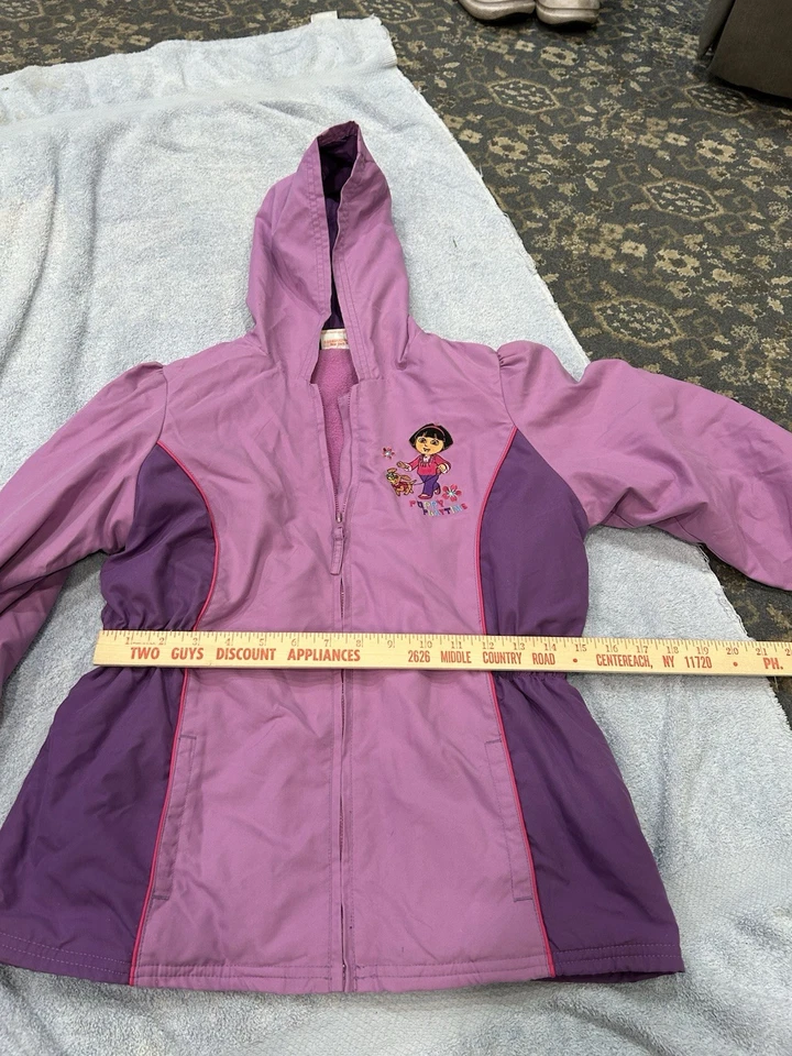 Abrigo DORA the Explorer Niñas 7/8 Chaqueta Cachorro Tiempo de Juego Perfecto Foto 2 de 4