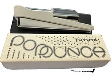 Toyota Pop Punch Punch Card Machine Tool w/ Box & Instructions