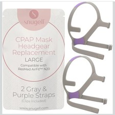 2-pack Replacement Headgear Strap For N20 Nasal Pillow CPAP Mask Snugell...