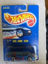 Hot Wheels Sol-Aire CX4 Blue Hot Ones 1991 Mainline #169