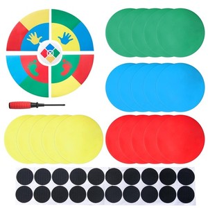 WinSpin Twister Game Template Body Twister Moves Board Sport Kids Adult Closeout