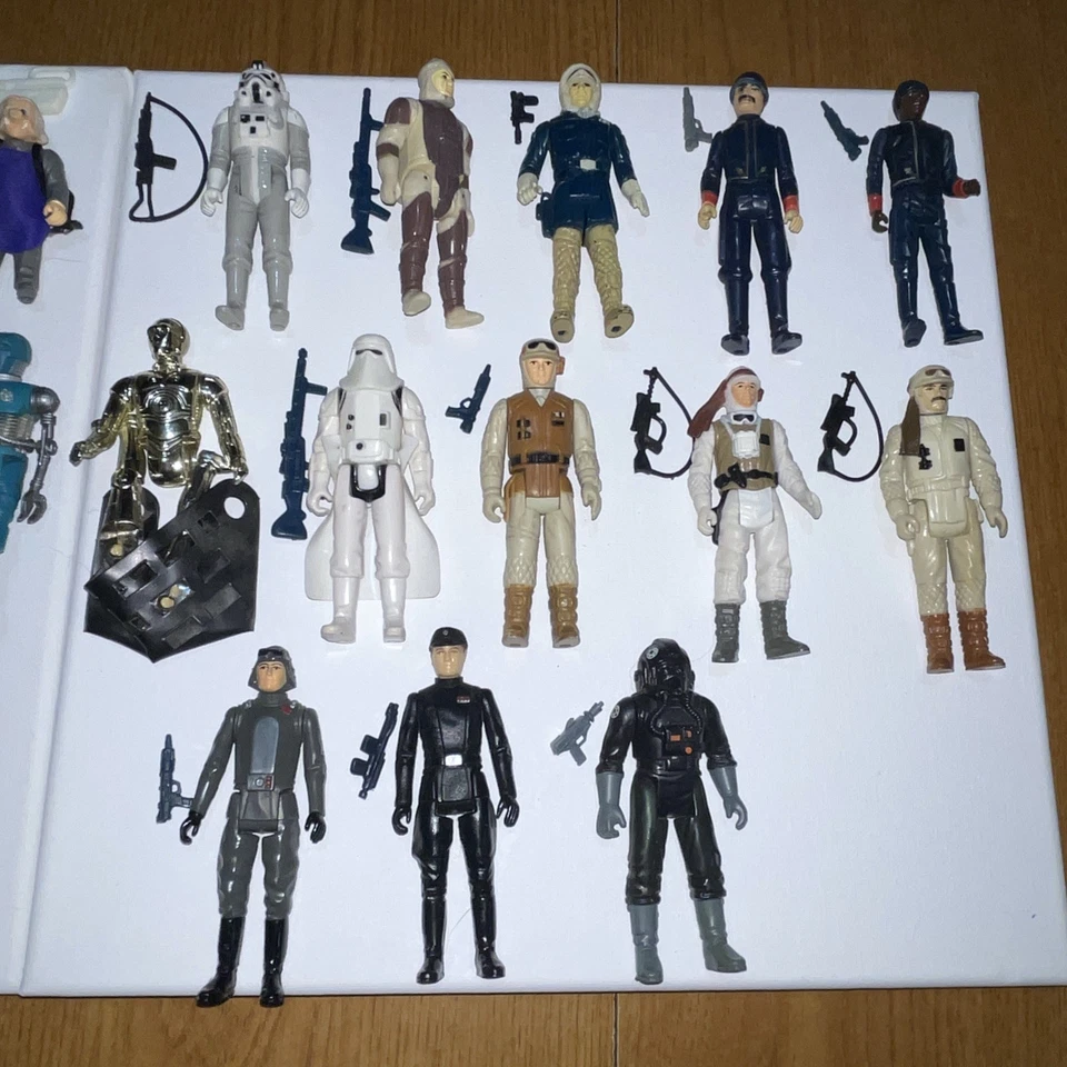 Lote De Colección De 25 Figuras De Acción Kenner Star Wars Empire Strikes Back Años 80 Foto 3 de 4