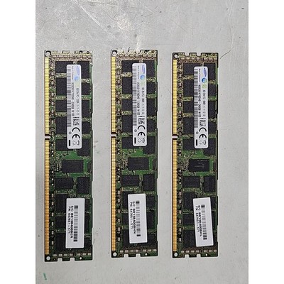 Samsung 24GB 3x8GB DDR3 RAM 2Rx4 PC3-12800R M393B1K70DH0-CKQ08 Server Memory