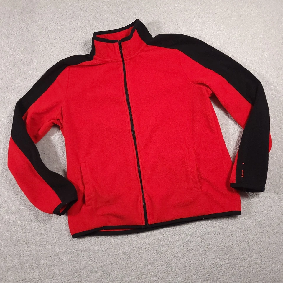 Chaqueta LRL Ralph Lauren Active para mujer XL roja cremallera completa manga larga exterior polar Foto 2 de 4