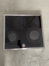 NEFF Glaskeramik Kochfeld 60cm autark 4 Zonen Touch Edelstahlrahmen Schwarz