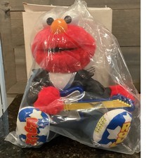 Vintage New 1997 Tyco Sesame Street Rock Roll Elmo Guitar Original Bag Box