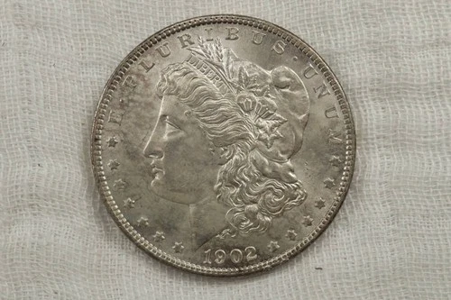 NobleSpirit Choice BU 1902 Morgan Silver Dollar Bright Appearance