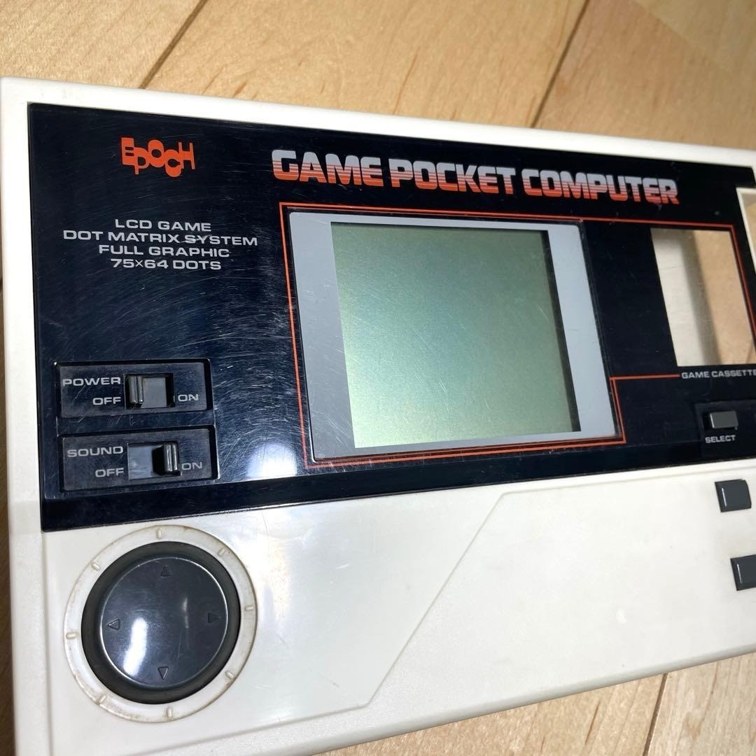 Epoch Game Pocket Computer Console Mahjong Cassette Vintage Used