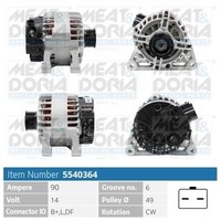 Meat & Doria Lichtmaschine Generator FüR Peugeot 307 3A/C 1.6 16V 1.4 207 Wa_