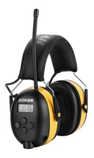 EM042 AM/FM Radio Headphone with Digital Display,Ear Protection Noise Reducti...