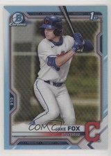 2021 Bowman Draft Chrome Sky Blue Refractor Jake Fox #BDC-102 c5r