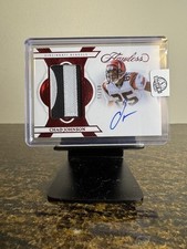 Chad Johnson 2025 Flawless Patch On Card Auto /15 #PA-CJN SP Bengals