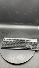 HP KU-0316 434821-002 Black Silver Standard USB Wired Keyboard For Computer