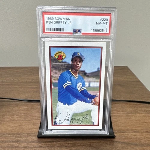 1989 Bowman Ken Griffey Jr. #220 Rookie Seattle Mariners PSA 8 Baseball Card