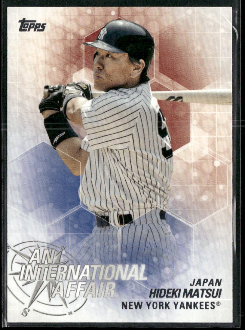 2018 Topps Update Hideki Matsui An International Affair #IA-26 New York Yankees