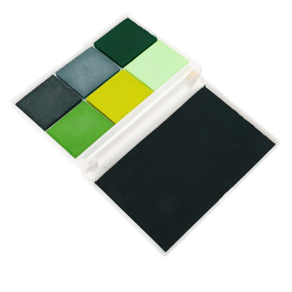  Color Ink Pad Office Child Multi-function Inkpad Pads for Crafting - Image 4 of 4