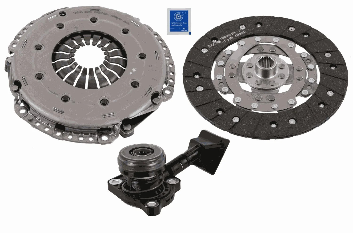 Kit d'embrayage Sachs 3000 990 455 pour transmission manuelle de berlines et monospaces