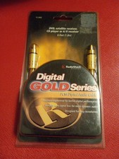 New Radio Shack Digital Gold Series PCM Digital Audio Cable - 6ft - DVD A/V CD