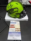 ELIJAH ARROYO signed SEATTLE SEAHAWKS THROWBACK Mini Football Helmet w/ COA JSA