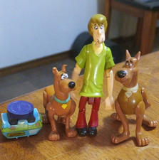 Scooby-Doo Shaggy Rogers Scooby-Doo Plastic Figure Set Lot w/ Accessory