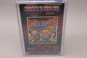 Ghosts 'n Goblins Nintendo NES CIB 1986 Capcom Hangtab! CGC Graded 8.0 9.4 Cart!