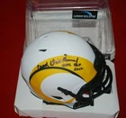 DICK VERMEIL RAMS signed Lunar Eclipse mini helmet HOF 2022 Beckett WW00652