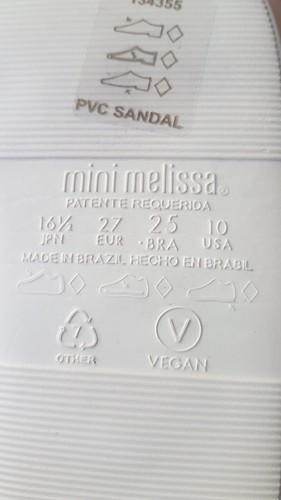 Mini sandali per bambini Melissa bambina jelly ananas frutta UK 6, 8 e 9 (N21) - Foto 10 di 11