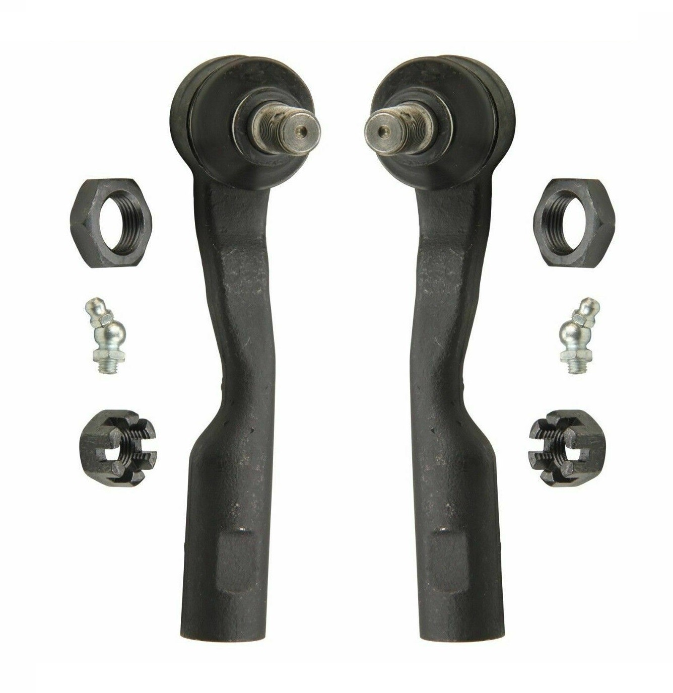 For Toyota Tundra Sequoia Pair Set of 2 Front Outer Steering Tie Rod