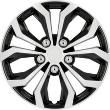 CARTREND Radzierblende Daytona 14" silber-schwarz 4x Pkw Auto Radkappen