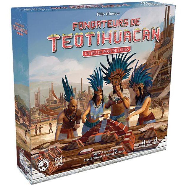 Fondateurs de Teotihuacan FR jeu de société de stratégie Board & Dice pour expert