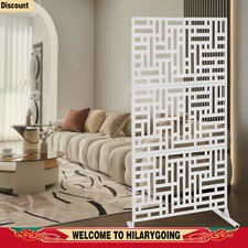 Indoor Metal Privacy Screen Decorative Privacy Screen Planter Wall Decor 6.2ft