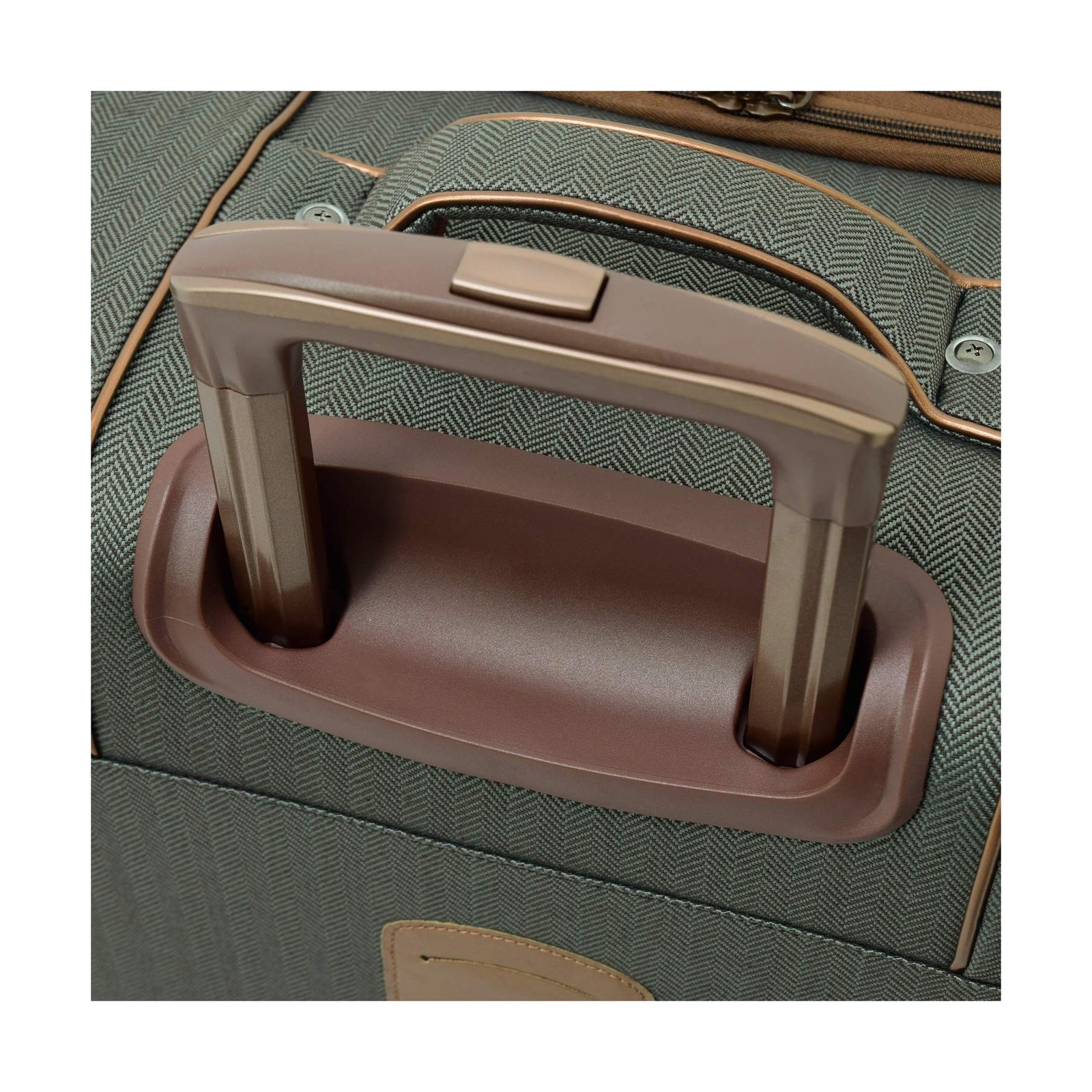 LONDON FOG Newcastle Softside Expandable Spinner Luggage, Slate Bronze