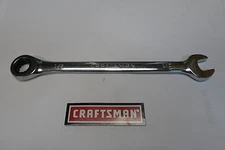 CRAFTSMAN RATCHETING COMBINATION WRENCH SAE1/4 5/16 11/32 3/8 7/16 1/2 9/16 3/4 