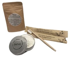 BeNat. Toothpowder Bundle. All-Natural Ingredients.